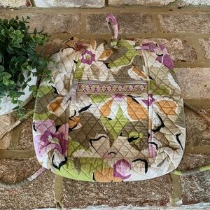 Vera Bradley | Portobello Road | Floral Quilted Drawstring Backpack